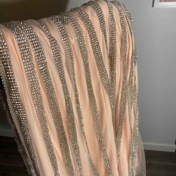Diamond Nude Prom Dress - Picture 13 of 13
